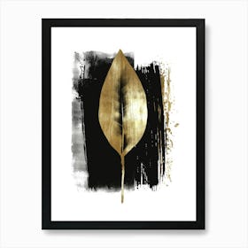 Gold Leaf 23 Art Print