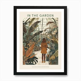 In The Garden Poster Auckland Domain Wintergardens New Zealand 1 Art Print