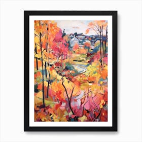 Autumn Gardens Painting Rosendals Trdgrd Sweden 1 Art Print