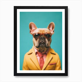 A French Bulldog Dog 1 Art Print