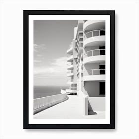 Alicante, Spain, Black And White Old Photo 4 Art Print