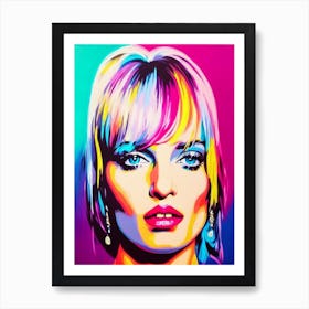 Uma Thurman Pop Movies Art Movies Art Print