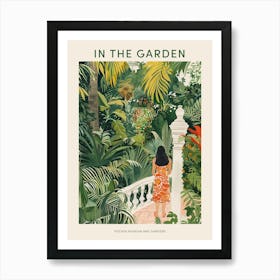 In The Garden Poster Vizcaya Museum And Gardens Usa 1 Art Print