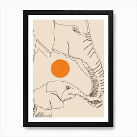 Mother And Child Art Print