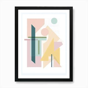 Abstract Geometric Shapes 6 Art Print