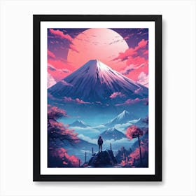 Mount Fuji Japan Painting Art Print