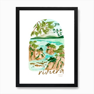Riviera by Sabina Fenn Art Print