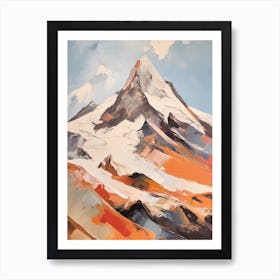 Mount Olympus Greece 3 Mountain Painting Art Print