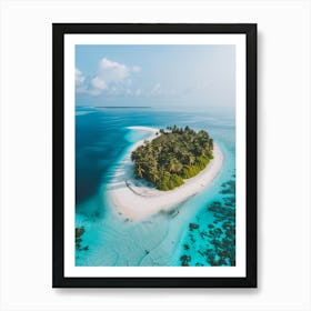 Island In The Maldives 12 Art Print