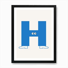 Alphabet Poster H Art Print