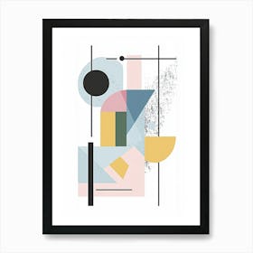 Abstract Geometric Print 4 Art Print