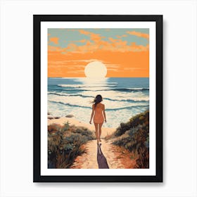 Four Mile Beach Golden Tones 1 Art Print