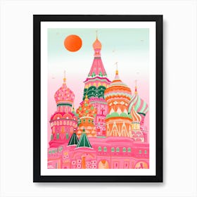 St Basils Cathedral Art Print