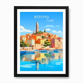 Rovinj Travel Croatia Art Print