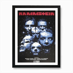 Rammstein Poster Sehnsucht Movie Art Print