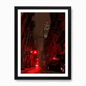 Dark Alley Art Print