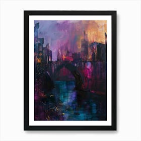 City At Night 6 Art Print