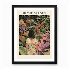 In The Garden Poster Butchart Gardens 4 Art Print