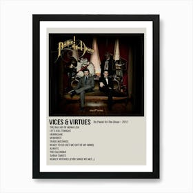 Vices & Virtues By Panic! At The Disco 2011 Poster Art Print