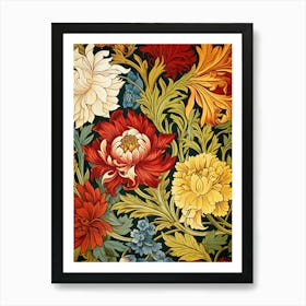 Floral Pattern 37 Art Print