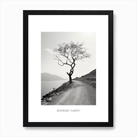 Poster Of Crete, Greece, Photography In Black And White 2 Art Print