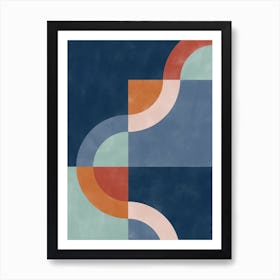 Abstract Geometric Painting Art Print