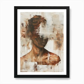 'A Woman'S Face' 3 Art Print