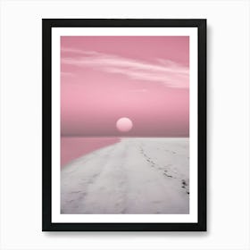 Pink Sunset Art Print