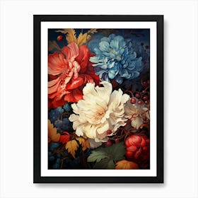 Flowers In A Vase 26 Art Print