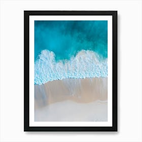 Aerial View Of A Beach 60 Art Print