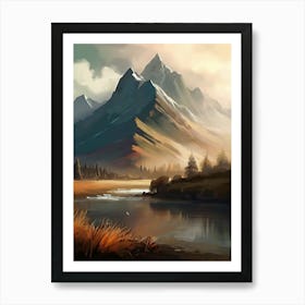 Landscape Painting Art Print