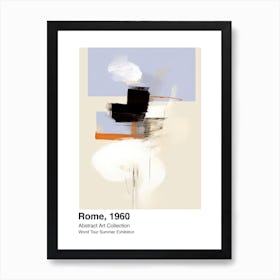 World Tour Exhibition, Abstract Art, Rome, 1960 7 Art Print