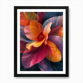 Colorful Flower Art Print