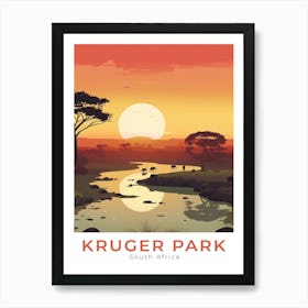 South Africa Kruger Park Travel Art Print