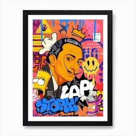 King Dali Art Print