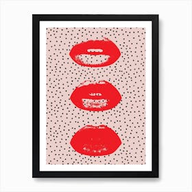 French Kiss Art Print