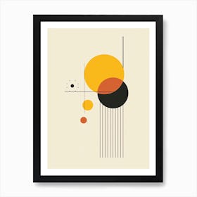 Abstract Minimalistic Geometric Contemporary Boho 1 Art Print