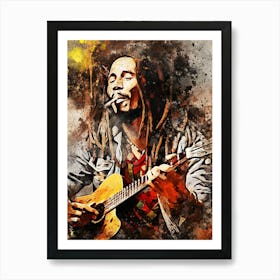 Bob Marley 5 Art Print