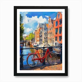 Amsterdam Canals Art Print