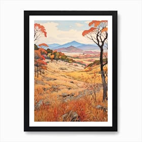 Autumn National Park Painting Shenandoah National Park Virginia Usa 1 Art Print