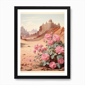 Camellia Flower Victorian Style 0 Art Print