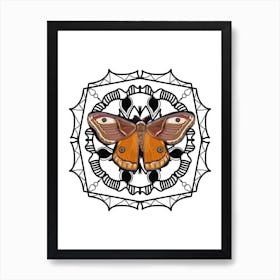 Mandala Butterfly Art Print