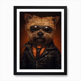 Gangster Dog Cairn Terrier 6 Art Print