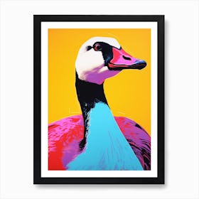 Andy Warhol Style Bird Canada Goose 3 Art Print