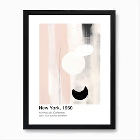 World Tour Exhibition, Abstract Art, New York, 1960 5 Art Print