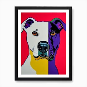 Dogo Argentino Andy Warhol Style Dog Art Print