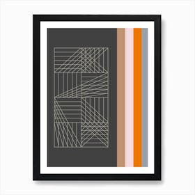 Linearly Art Print