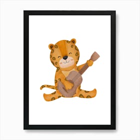 Prints, posters, nursery, children's rooms. Fun, musical, hunting, sports, and guitar animals add fun and decorate the place.44 Art Print