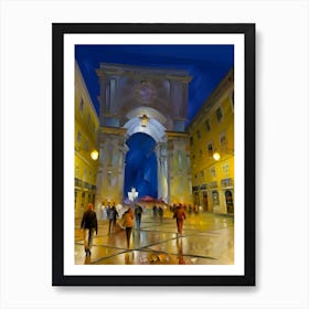 Rua Augusta Arch, Lisbon Art Print