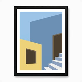 Stairs To Heaven minimalism art Art Print